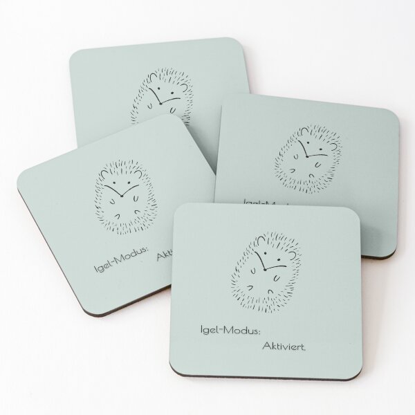 Item preview, Hedgehog Mode Activated – Minimalist Line Art Aesthetic Soft Eucalyptus designed and sold by smaragdstudio.