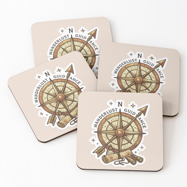 Item preview, Wanderlust Guidance Vintage Compass Sticker PNG | Adventure Travel Design designed and sold by arifali786.