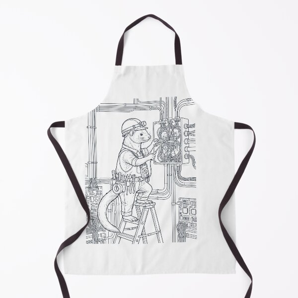 Item preview, Vintage Ferret Electrician Animal Lover designed and sold by DoodleTortle.