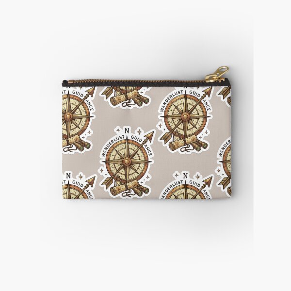 Item preview, Wanderlust Guidance Vintage Compass Sticker PNG | Adventure Travel Design designed and sold by arifali786.