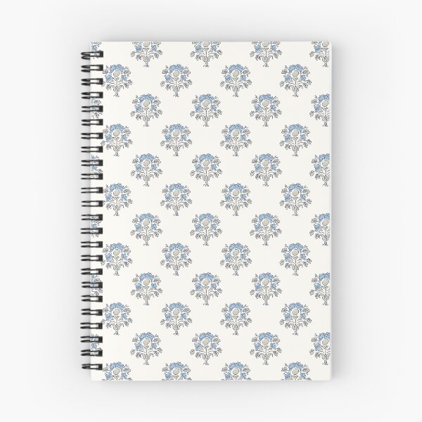 Item preview, Vintage flowers in a historical style, grey blue designed and sold by Caroline Rausch.
