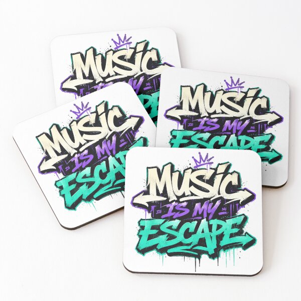 Item preview, Music Is My Escape designed and sold by the-dovlat.