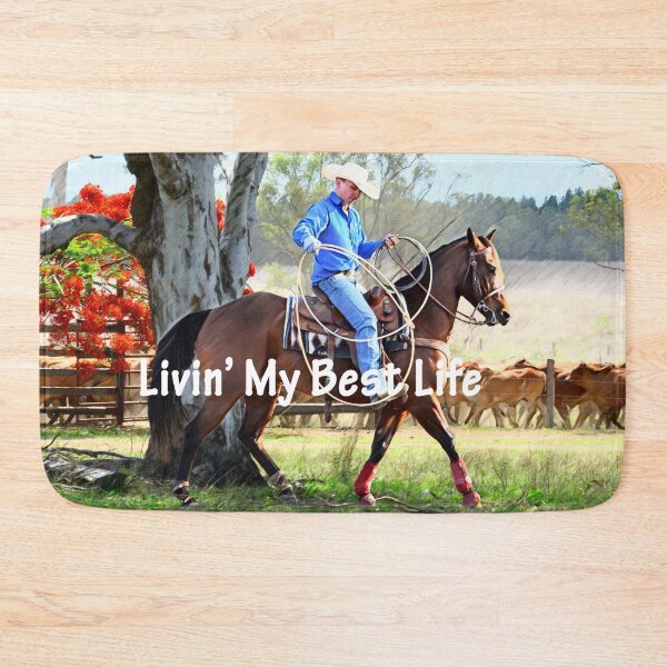 Item preview, COWBOY ROPER designed  for lovers of country life designed and sold by Barbara Jean Photo Art And Design.