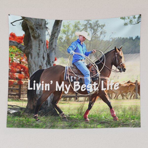 Item preview, COWBOY ROPER designed  for lovers of country life designed and sold by Barbara Jean Photo Art And Design.