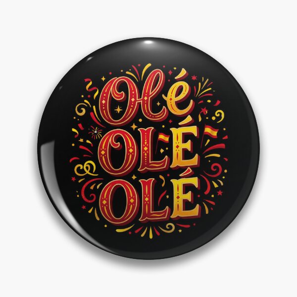 Item preview, Ole Ole Ole — Festive Football Typography Mexican Style designed and sold by David Mateo ArtWorks.