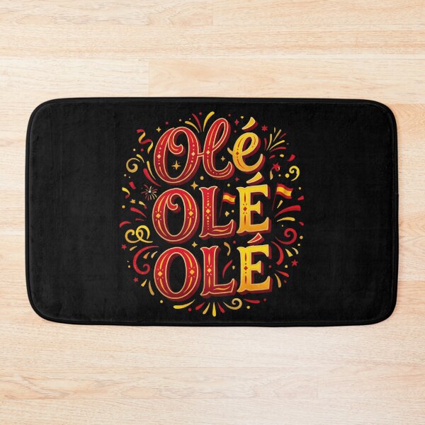Item preview, Ole Ole Ole — Festive Football Typography Mexican Style designed and sold by David Mateo ArtWorks.