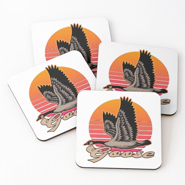 Item preview, Vintage Goose Retro Sunset Flying Bird Nature designed and sold by CCChillingfrog.