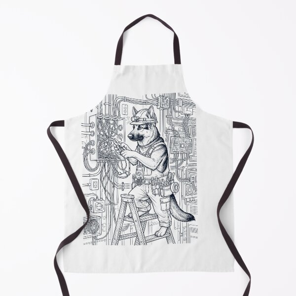 Item preview, Vintage German Shepherd Electrician Dog Dad Mom Lover designed and sold by DoodleTortle.