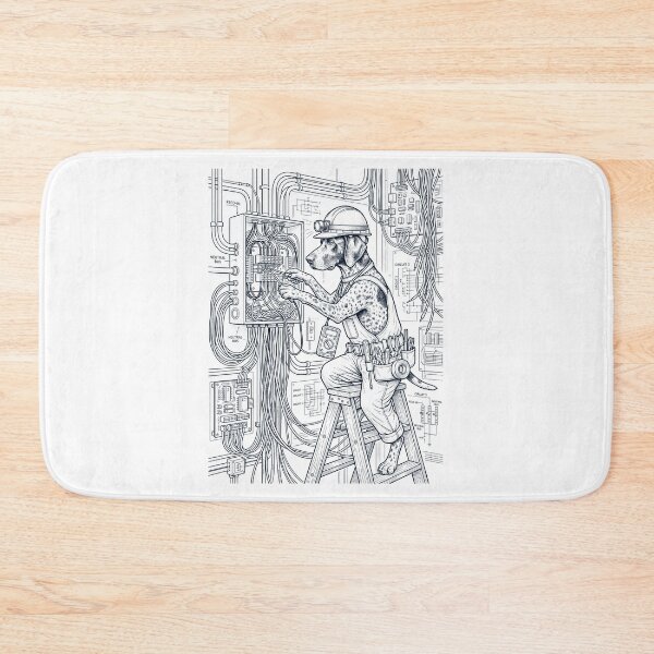 Item preview, Vintage German Shorthaired Pointer Electrician Dog Dad Mom Lover designed and sold by DoodleTortle.