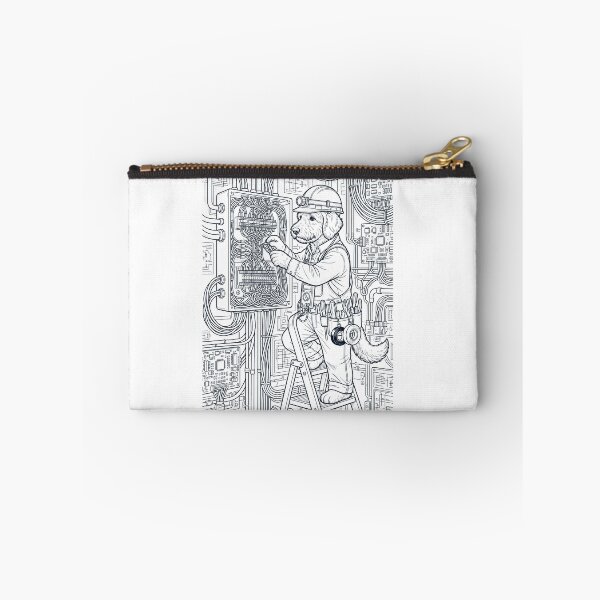 Item preview, Vintage Goldendoodle Electrician Dog Dad Mom Lover designed and sold by DoodleTortle.