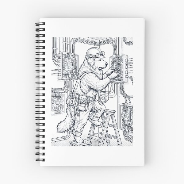 Item preview, Vintage Great Pyrenees Electrician Dog Dad Mom Lover designed and sold by DoodleTortle.