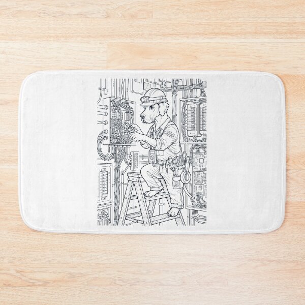 Item preview, Vintage Great Dane Electrician Dog Dad Mom Lover designed and sold by DoodleTortle.