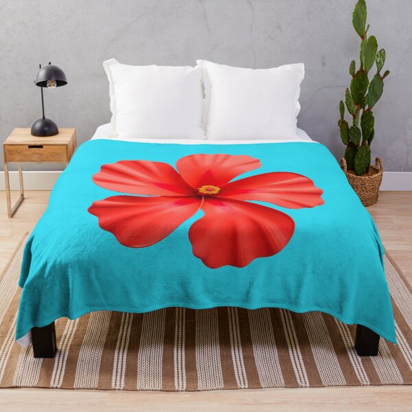 Item preview, Vibrant Red Tropical Hibiscus Flower Floral Art designed and sold by bvdesignart.