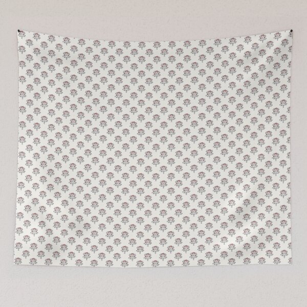 Item preview, Vintage flowers in a historical style, taupe red designed and sold by Caroline Rausch.