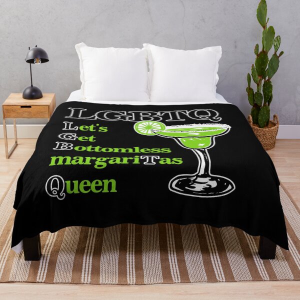 Item preview, LGBTQ Let’s Get Bottomless Margaritas Queen designed and sold by LOUP-SOLI.