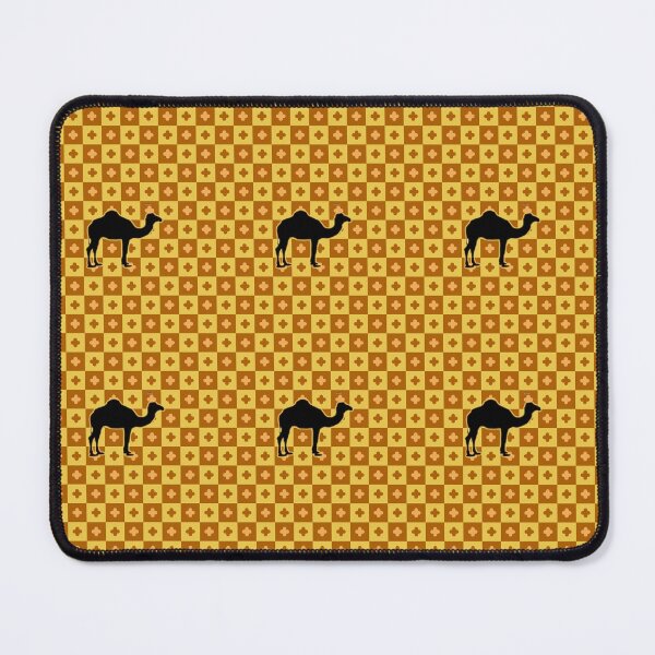 Item preview, Pattern - Brown and Yellow Squares and Plus with Camel designed and sold by ZepoPublishing.