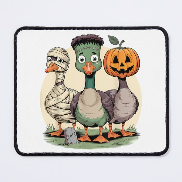 Item preview, Spooky Goose Duck Funny Halloween Monster Trio designed and sold by CCChillingfrog.