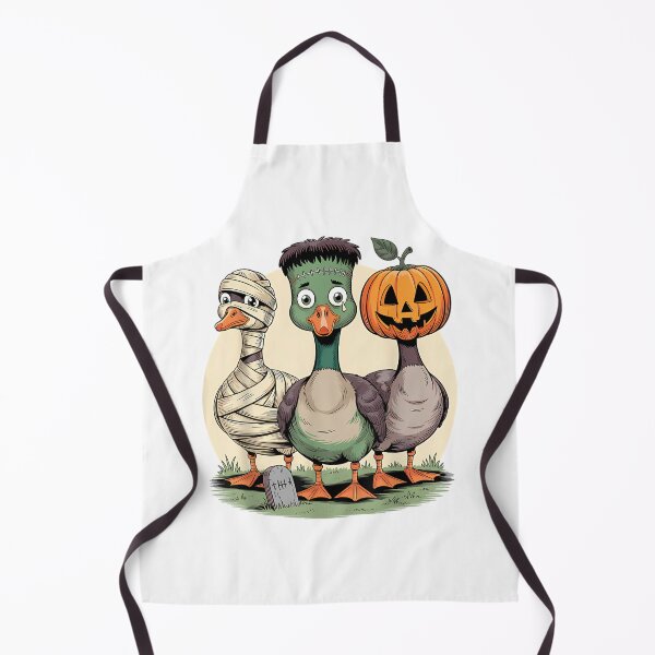 Item preview, Spooky Goose Duck Funny Halloween Monster Trio designed and sold by CCChillingfrog.