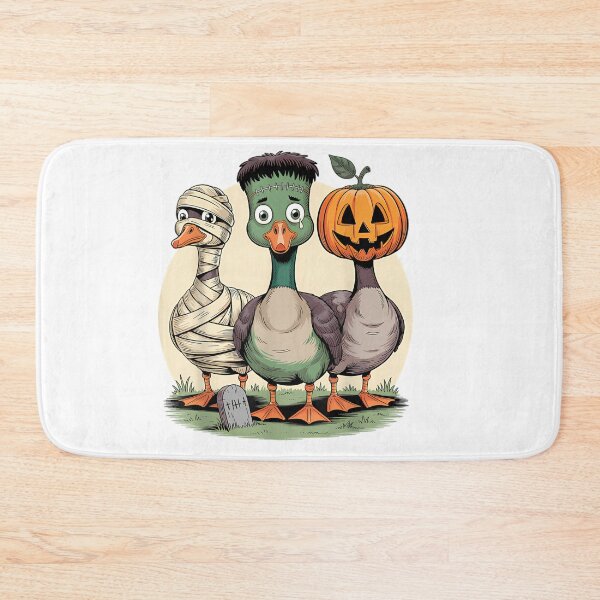Item preview, Spooky Goose Duck Funny Halloween Monster Trio designed and sold by CCChillingfrog.