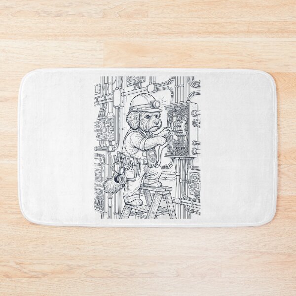 Item preview, Vintage Havanese Electrician Dog Dad Mom Lover designed and sold by DoodleTortle.