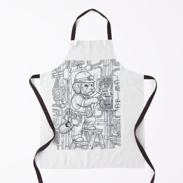 Item preview, Vintage Havanese Electrician Dog Dad Mom Lover designed and sold by DoodleTortle.