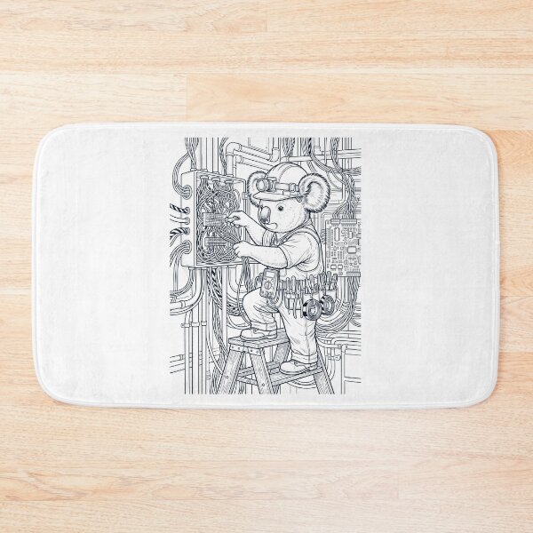 Item preview, Vintage Koala Electrician Animal Lover designed and sold by DoodleTortle.