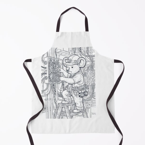 Item preview, Vintage Koala Electrician Animal Lover designed and sold by DoodleTortle.
