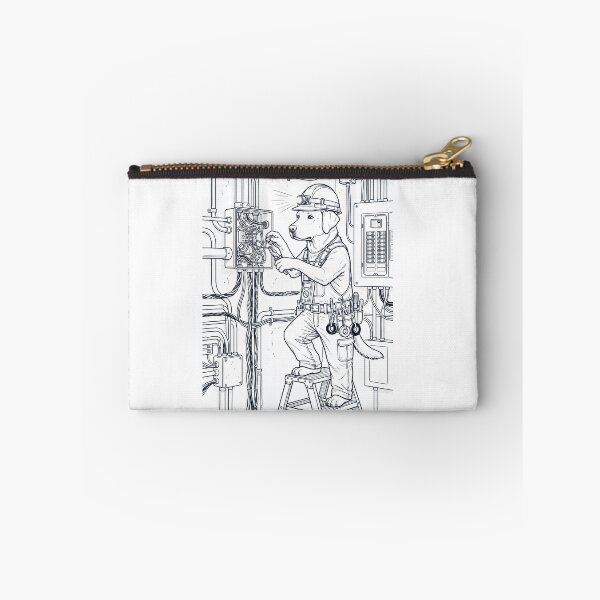 Item preview, Vintage Labrador Retriever Electrician Dog Dad Mom Lover designed and sold by DoodleTortle.