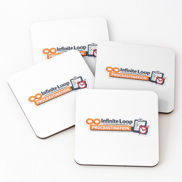 Item preview, Infinite Loop of Procrastination Sticker designed and sold by BrightMindPrint.