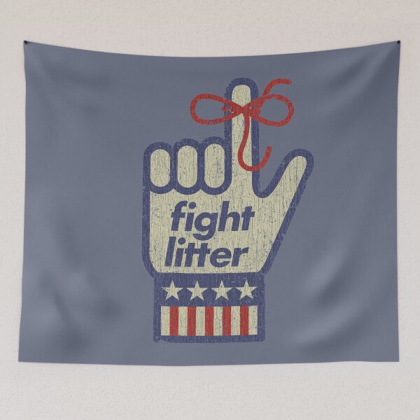 Item preview, Fight Litter 1968 Vintage Men's T-Shirt designed and sold by AstroZombie6669.