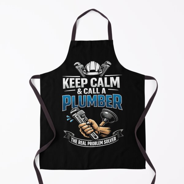 Item preview, Keep Calm And Call A Plumber The Real Problem Solver Funny Plumbing Graphic designed and sold by Ladys-Gents.