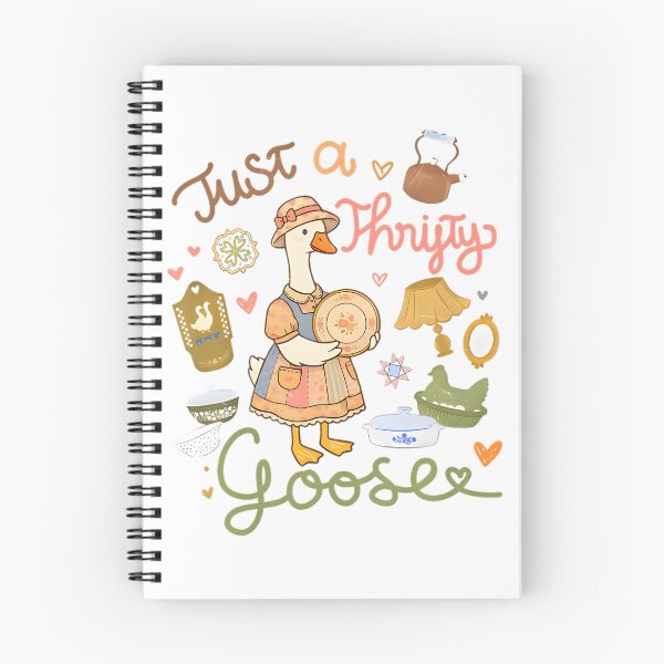 Item preview, Just A Thrifty Goose Cute Vintage Thrifting Aesthetic designed and sold by CCChillingfrog.