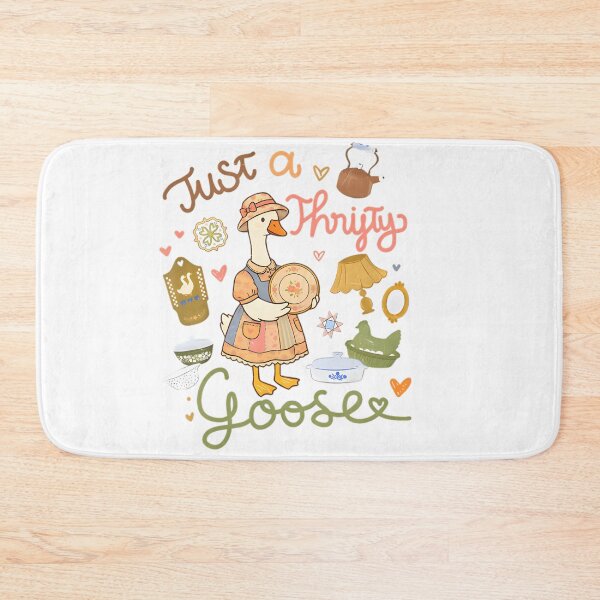 Item preview, Just A Thrifty Goose Cute Vintage Thrifting Aesthetic designed and sold by CCChillingfrog.