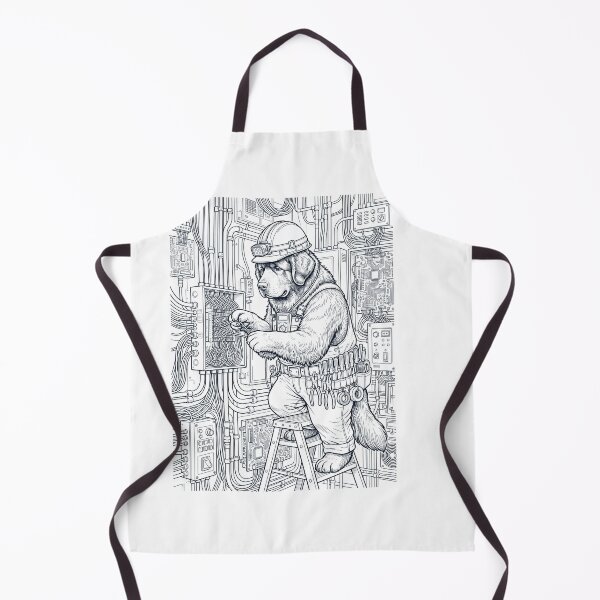 Item preview, Vintage Newfoundland Electrician Dog Dad Mom Lover designed and sold by DoodleTortle.