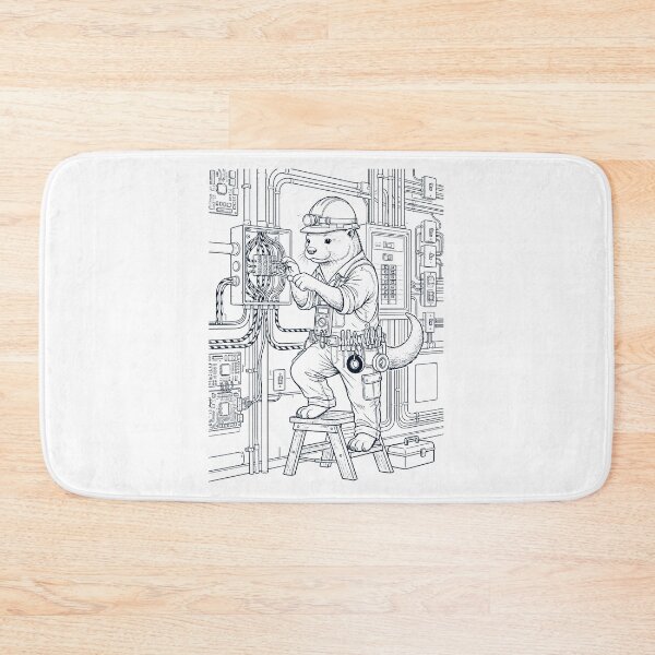 Item preview, Vintage Otter Electrician Animal Lover designed and sold by DoodleTortle.