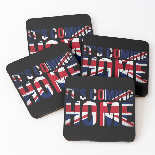 Item preview, It's Coming Home — Union Jack Football Typography England designed and sold by David Mateo ArtWorks.
