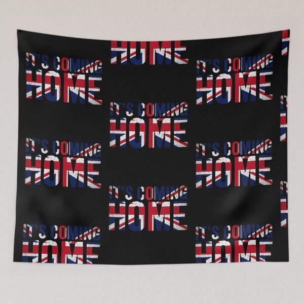 Item preview, It's Coming Home — Union Jack Football Typography England designed and sold by David Mateo ArtWorks.