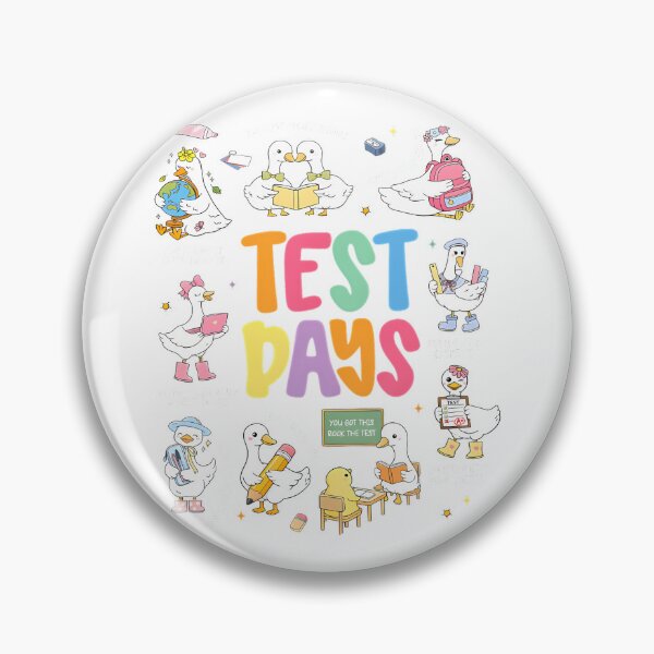 Item preview, Test Days Cute Goose Student Teacher School Motivation designed and sold by CCChillingfrog.