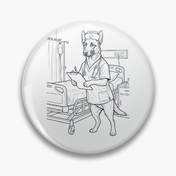 Item preview, Vintage Belgian Malinois Nurse Dog Dad Mom Lover designed and sold by TerryConnells.