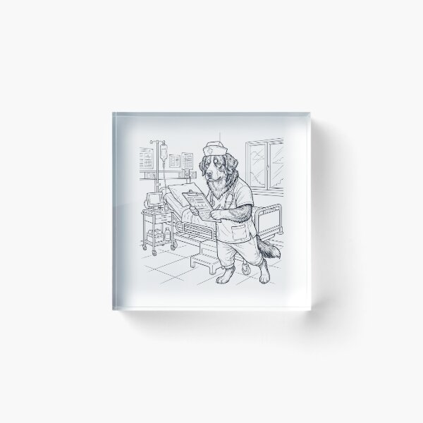 Item preview, Vintage Bernese Mountain Dog Nurse Dog Dad Mom Lover designed and sold by TerryConnells.