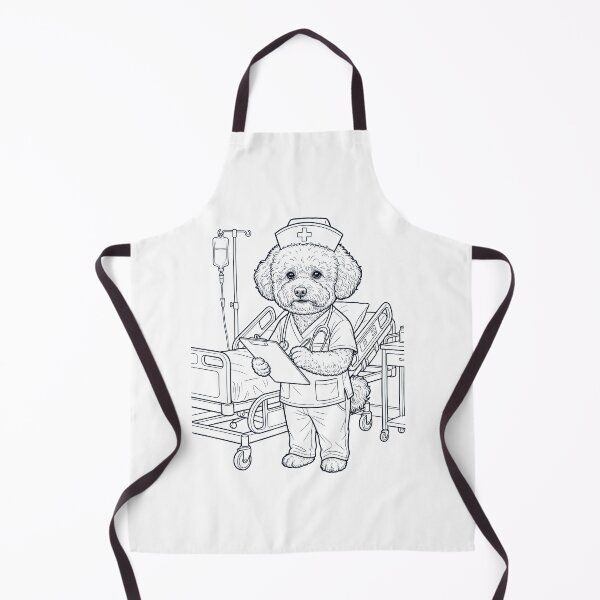 Item preview, Vintage Bichon Frise Nurse Dog Dad Mom Lover designed and sold by TerryConnells.