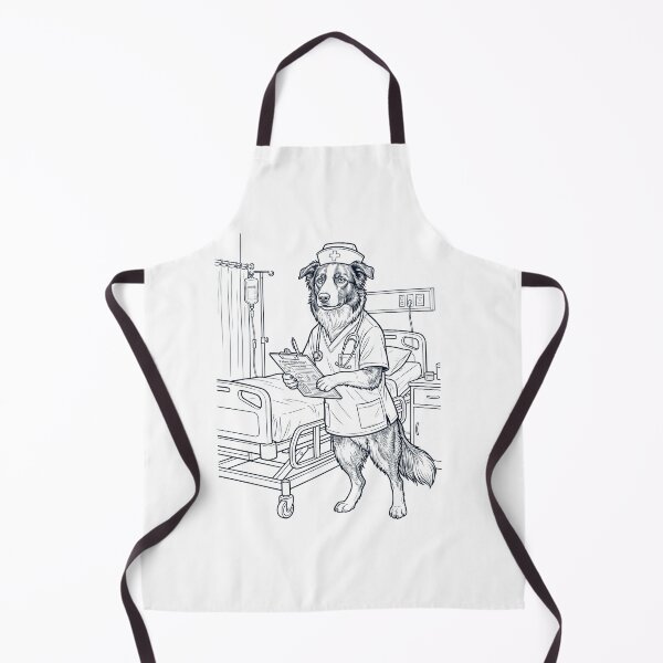 Item preview, Vintage Border Collie Nurse Dog Dad Mom Lover designed and sold by TerryConnells.