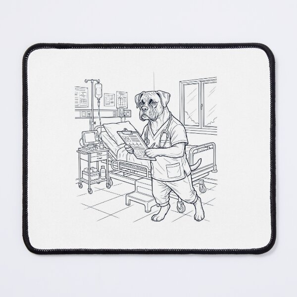 Item preview, Vintage Boxer Dog Nurse Dog Dad Mom Lover designed and sold by TerryConnells.