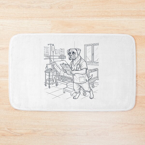 Item preview, Vintage Boxer Dog Nurse Dog Dad Mom Lover designed and sold by TerryConnells.
