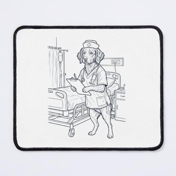 Item preview, Vintage Brittany Nurse Dog Dad Mom Lover designed and sold by TerryConnells.