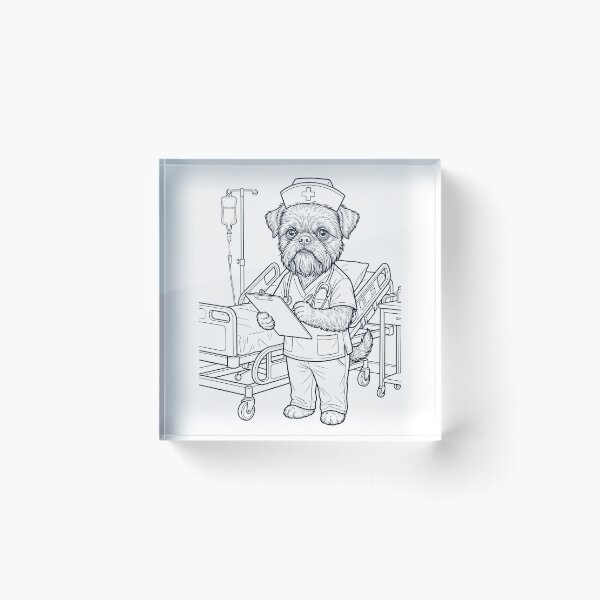 Item preview, Vintage Brussels Griffon Nurse Dog Dad Mom Lover designed and sold by TerryConnells.