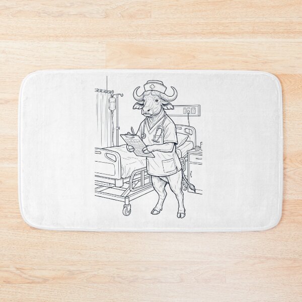 Item preview, Vintage Buffalo Nurse Animal Lover designed and sold by TerryConnells.