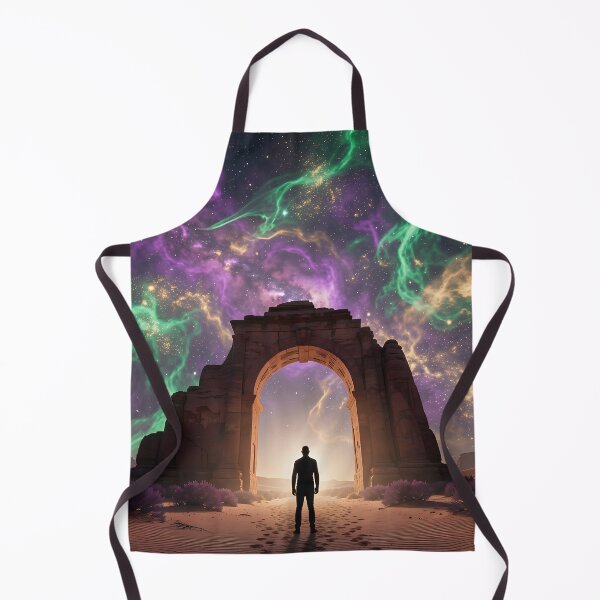 Item preview, Observer at the Gate of the Stars: Mystical play of light in the desert designed and sold by VoidVeilStudio.