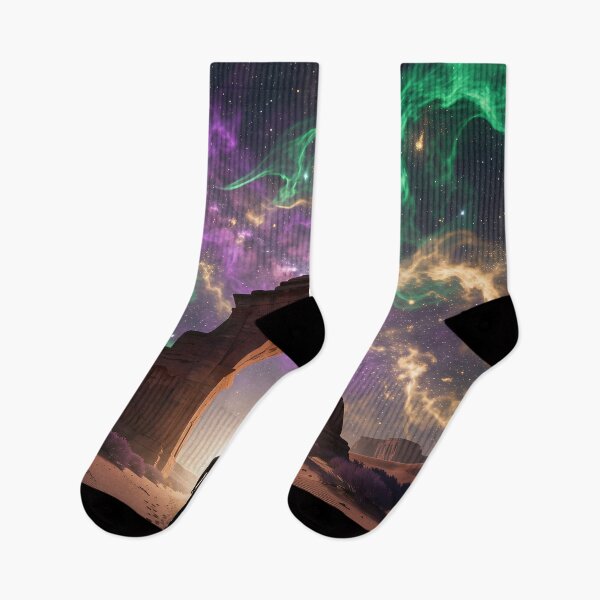 Item preview, Observer at the Gate of the Stars: Mystical play of light in the desert designed and sold by VoidVeilStudio.