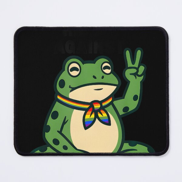 Item preview, Ribbit Against The Machine Portland Frog Peace Protest Rally #6385 designed and sold by trusty-ben-art.